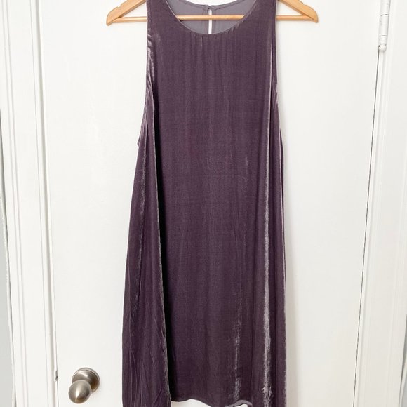 Purple Velvet Wilfred Dress - Picture 1 of 4